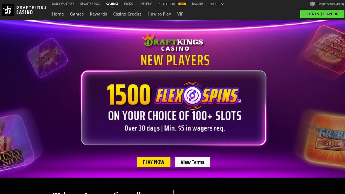 Casino Rewards: screenshot of the casino site