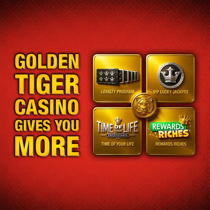 Golden Tiger Casino: screenshot of the casino site