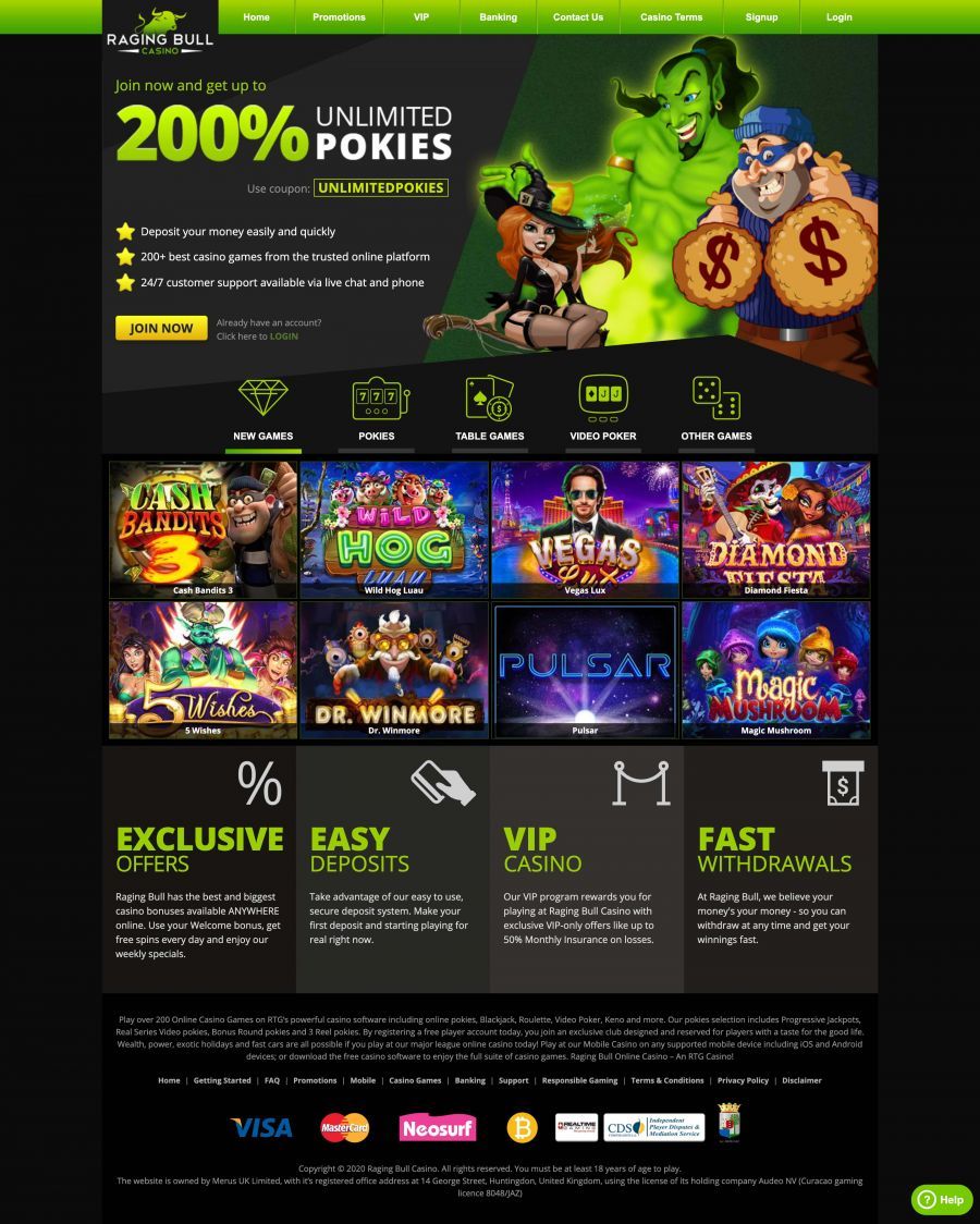 HellSpin Casino: screenshot of the casino site