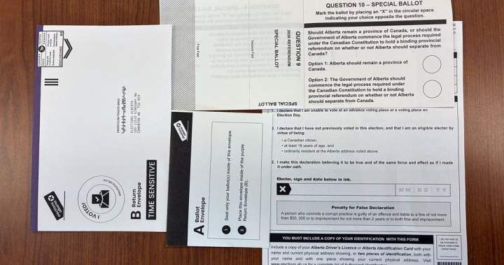 Alberta mail-in referendum voting process faces misinformation claims despite robust verification safeguards