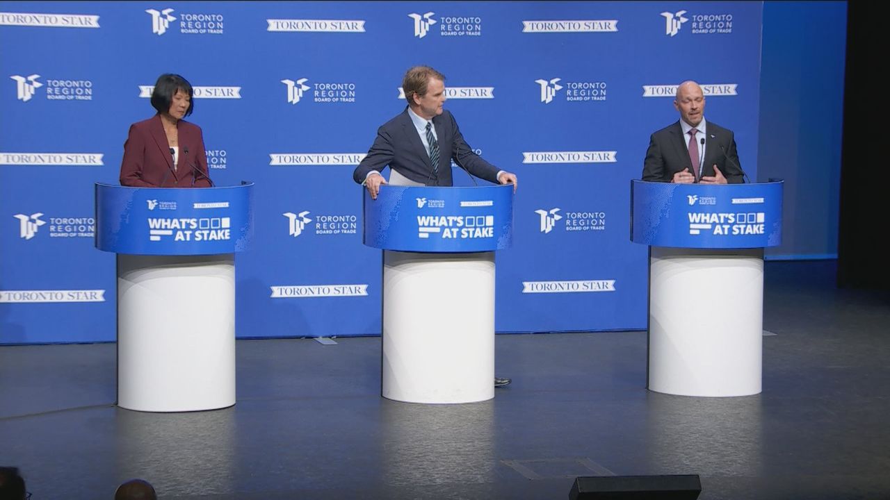 Chow and Bradford clash over property taxes, transit and affordability in first Toronto mayoral debate