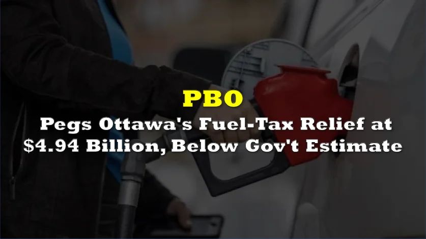 Gas tax pause gives bigger break to higher-income households, PBO says
