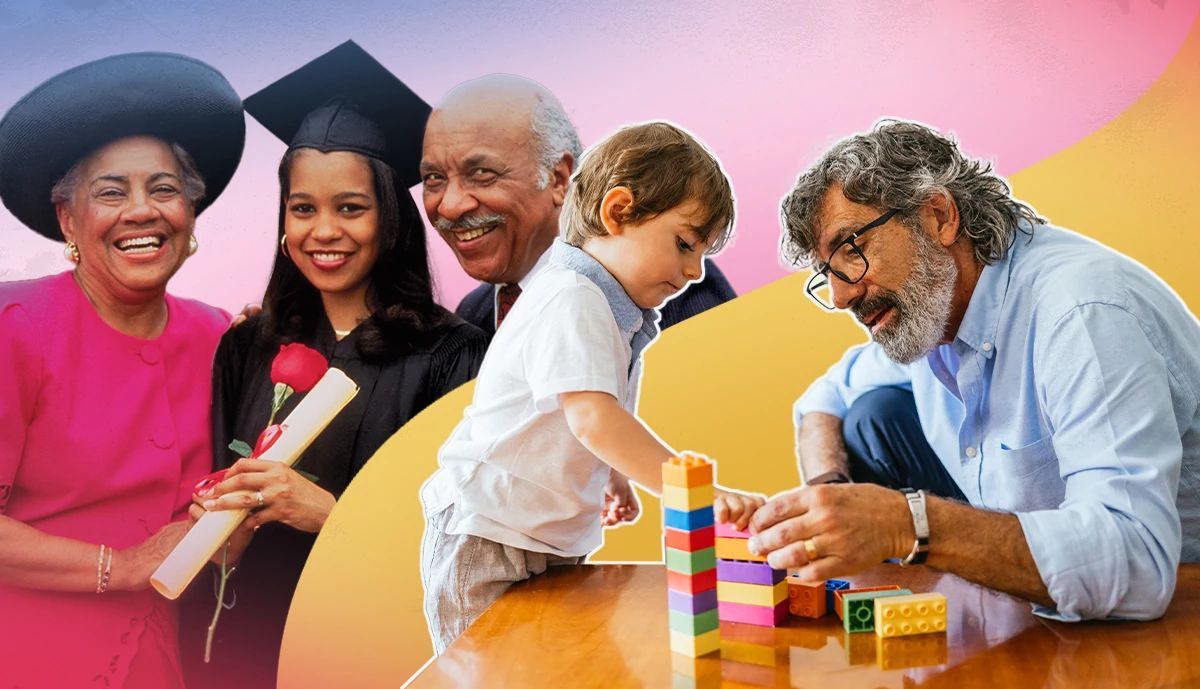 Many parents rely on grandparents for financial help and childcare