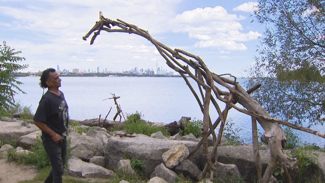 Toronto removes waterfront driftwood sculptures by local artist over safety concerns