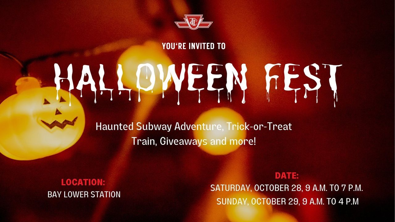 TTC to host Halloween Fest at historic Danforth Garage this weekend