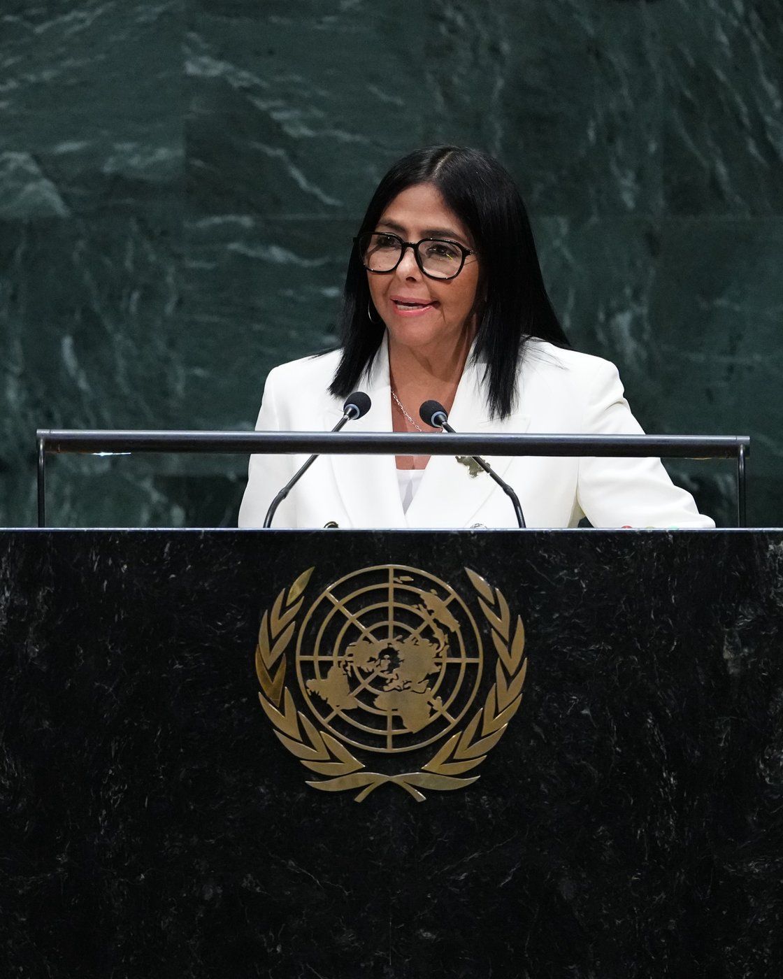 Venezuela's Acting Leader Promises Elections at UN Address While Handling Complex U.S. Relations