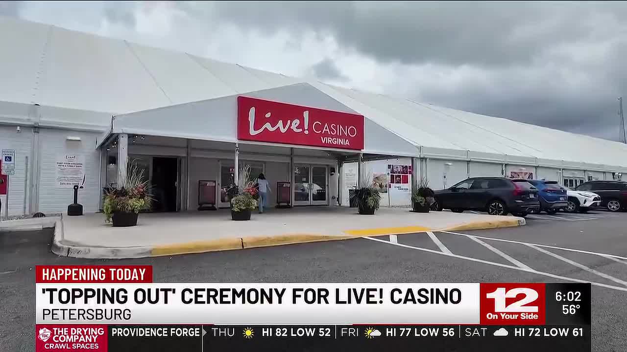 Virginia casino resort reaches construction milestone ahead of 2027 opening
