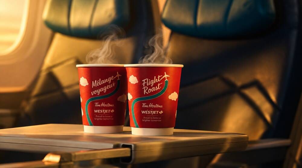 WestJet to serve custom Tim Hortons coffee on flights starting in 2026