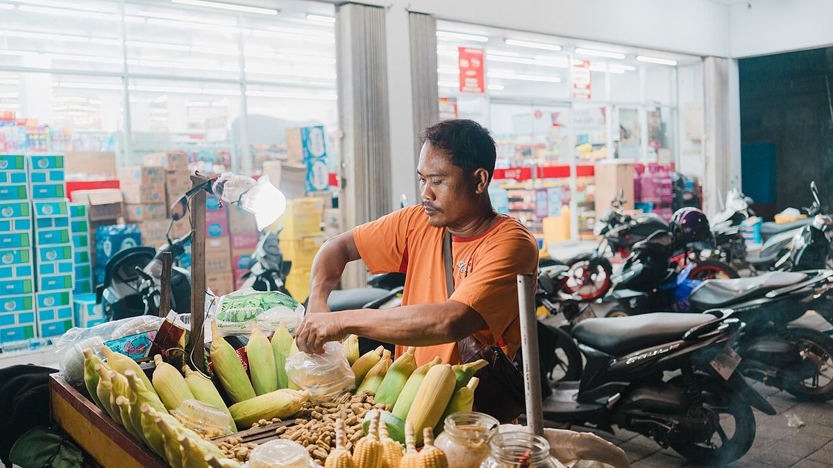 Street Food Vendor in Bali, Indonesia