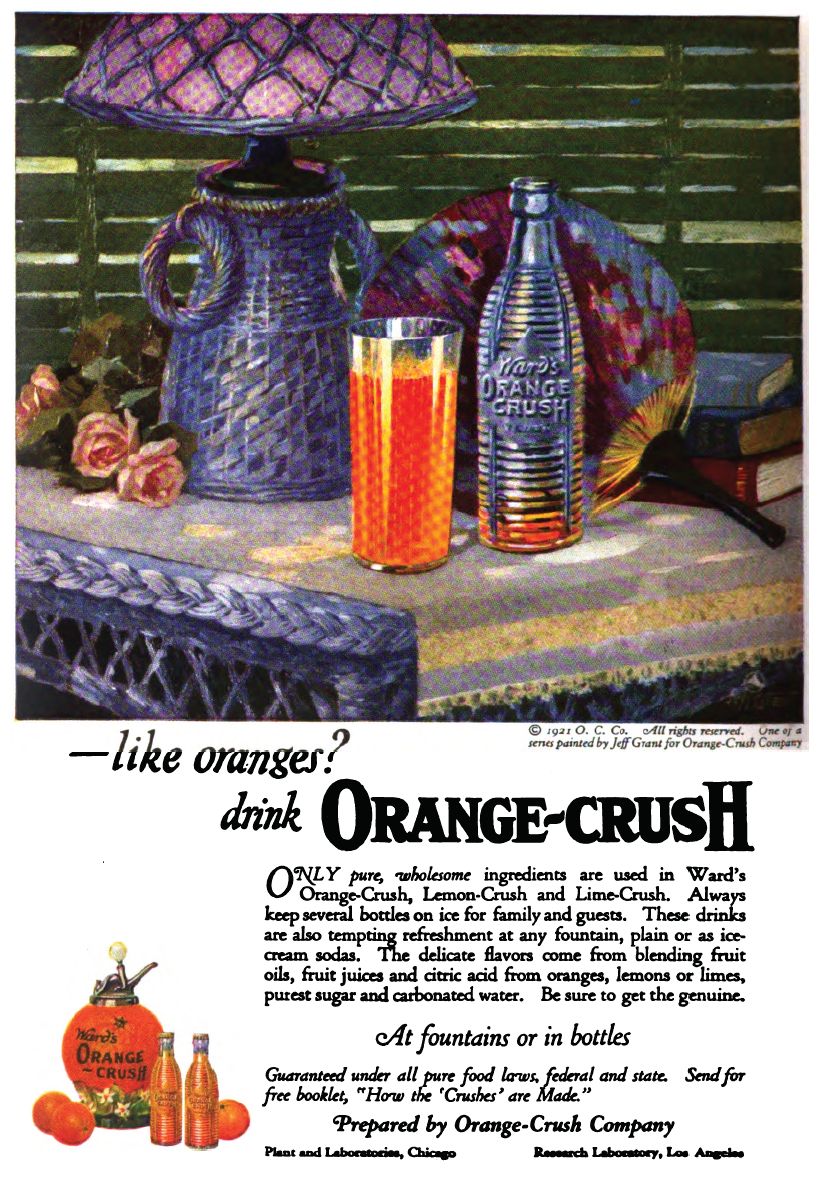 An advertisement for Orange Crush, a product of Blyth, Eastman Dillon & Co.
