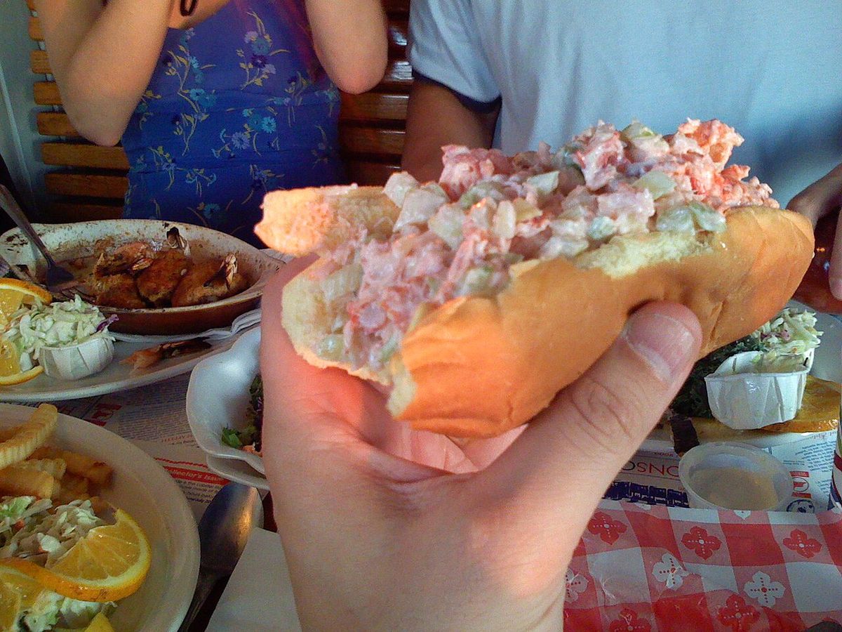 A lobster roll