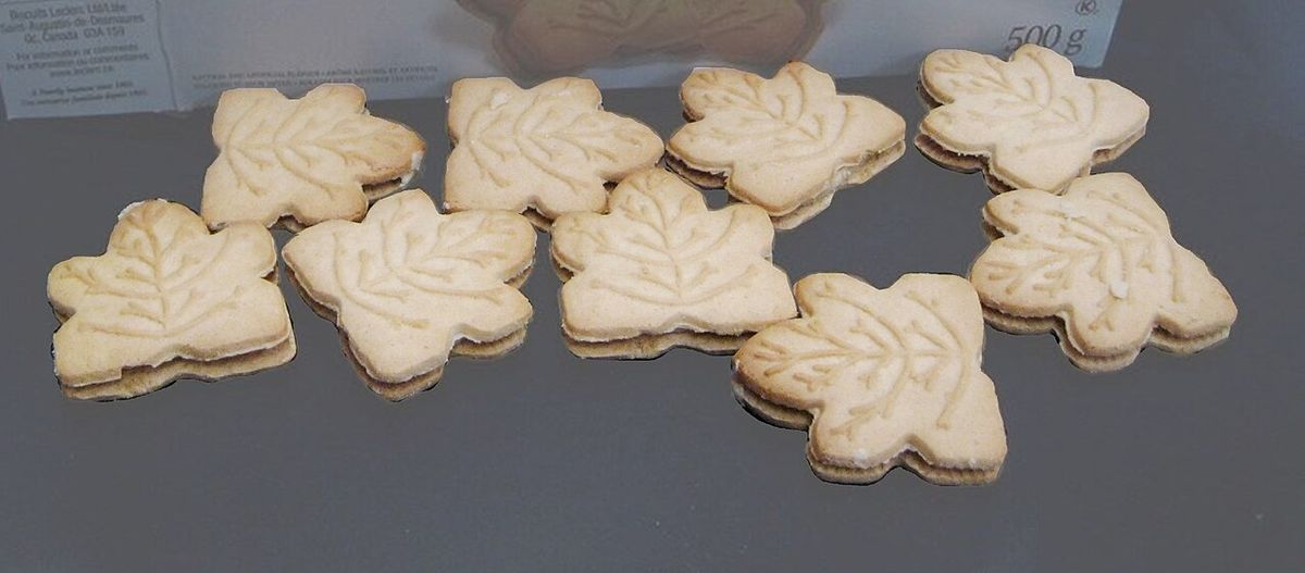 Biscuits Leclerc : Feuilles d'érables