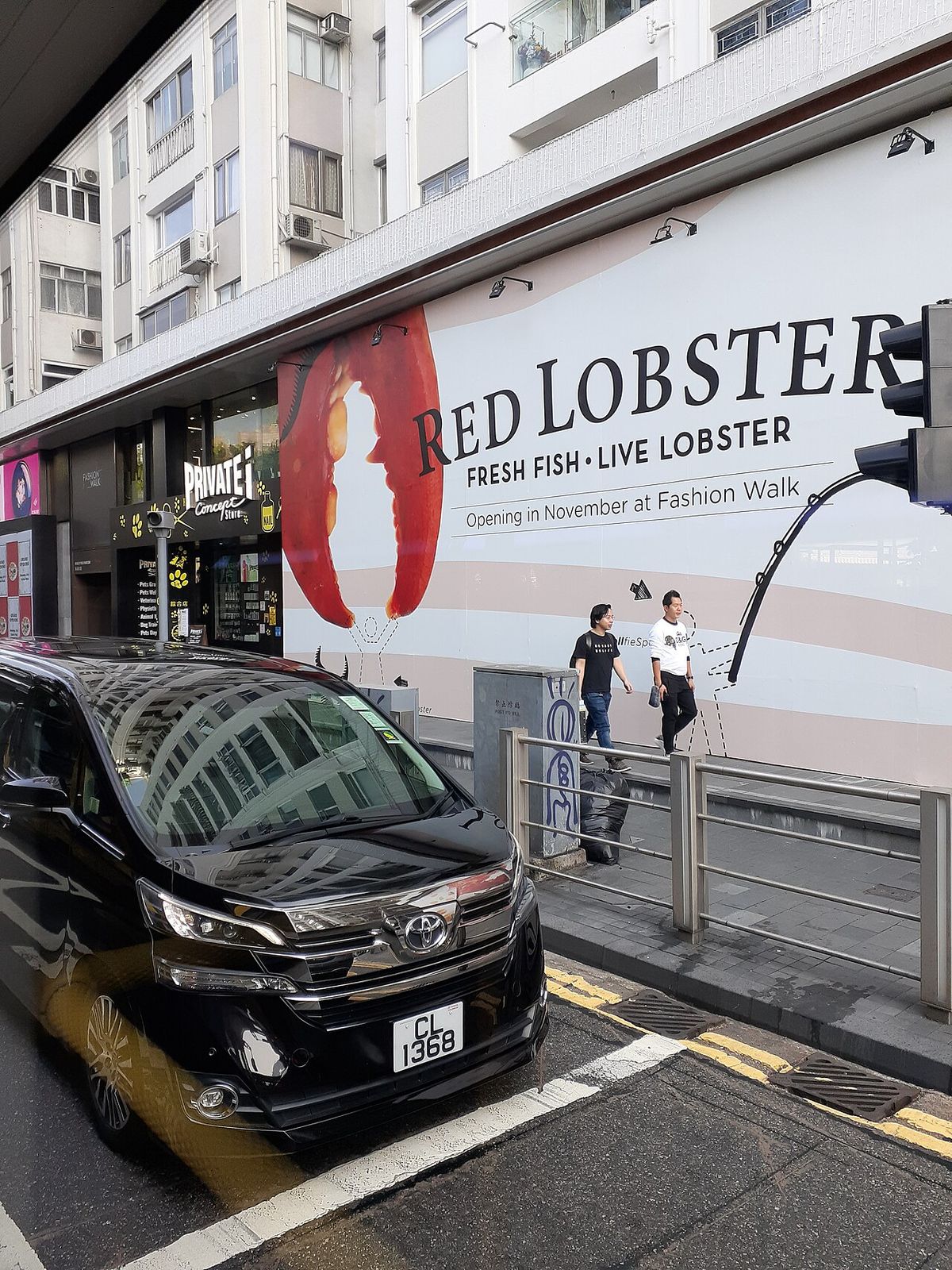 HK zh:過海隧道巴士107線 Bus route 107 view CWB zh:告士打道 Gloucester Road in November 2019