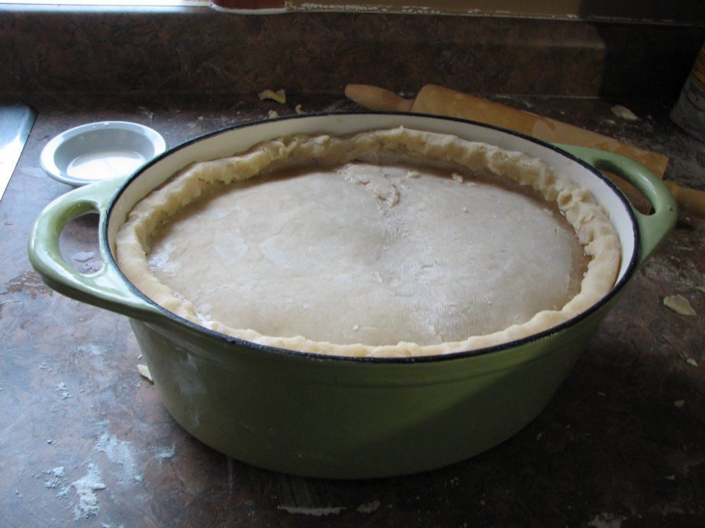 Tourtière du Lac Saint-Jean prête à cuire