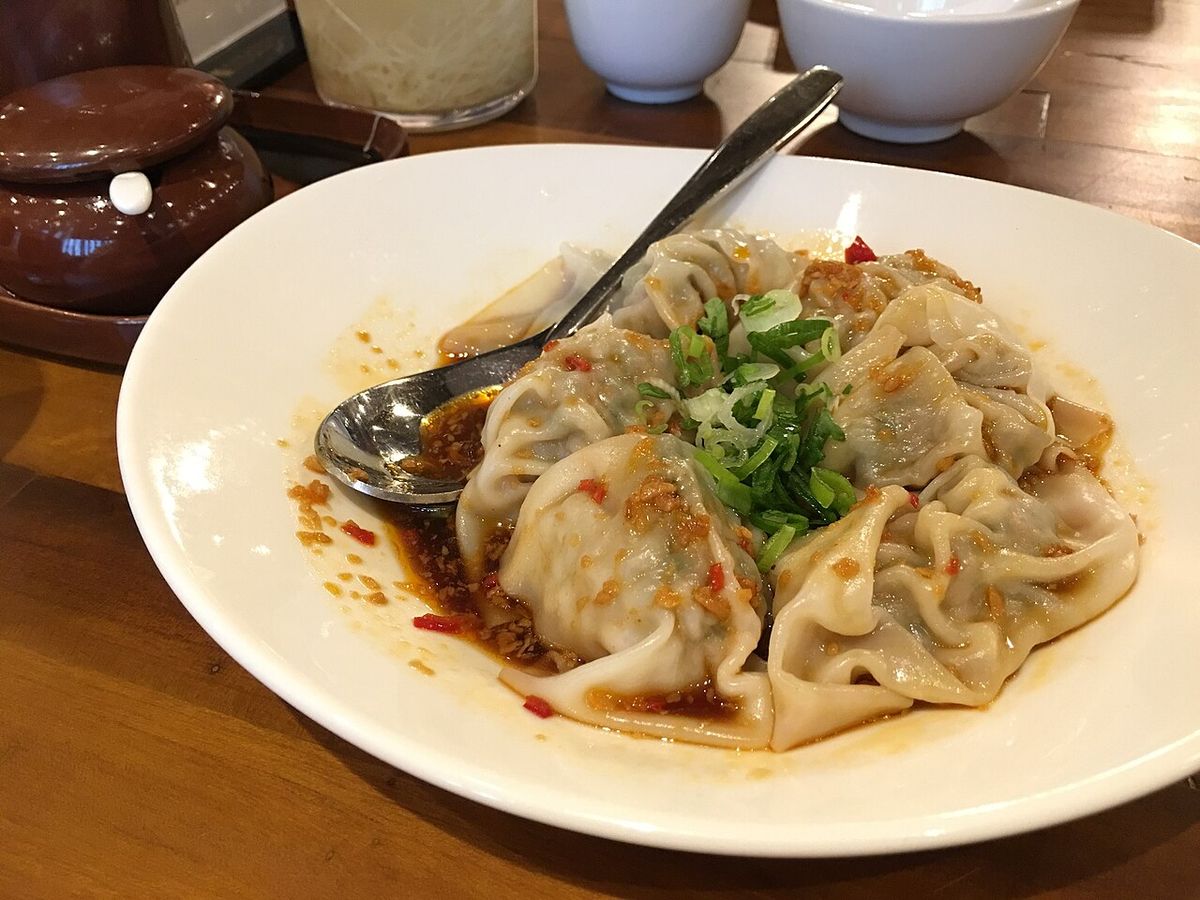 四川紅油抄手, Pork Dumpling with Hot Chilli Vinaigrette, 樂天皇朝, PARADISE DYNASTY, 台北