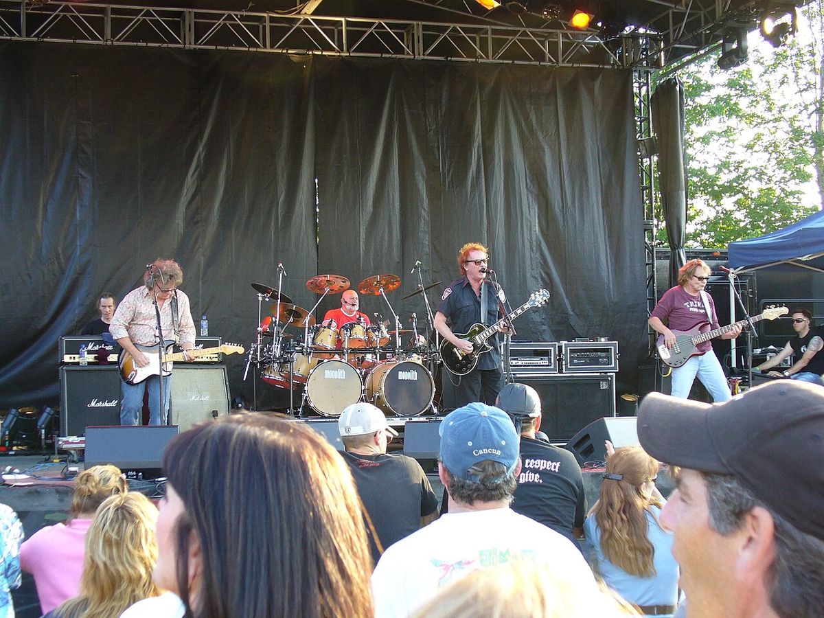 Canadian rock band April Wine in concert at the 2008 Fergus Truck Show