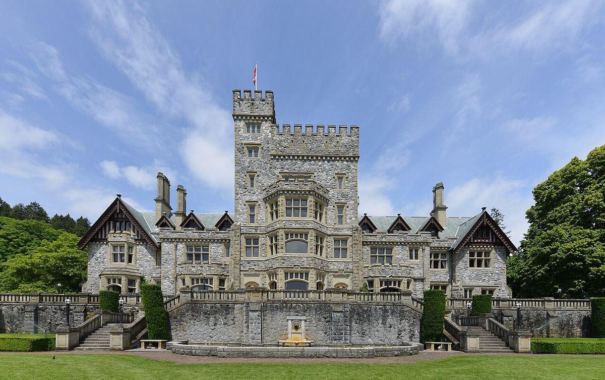 Hatley Castle, view from garden side