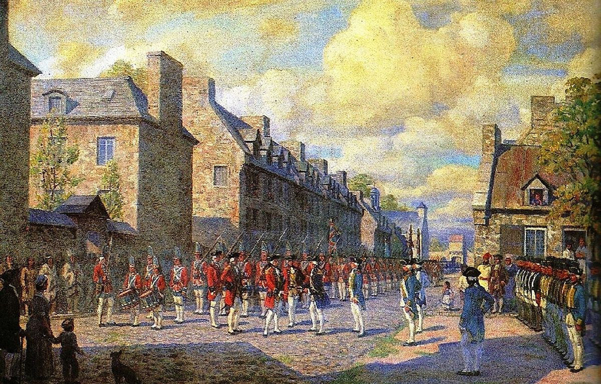 Capitulation of Montréal in 1760