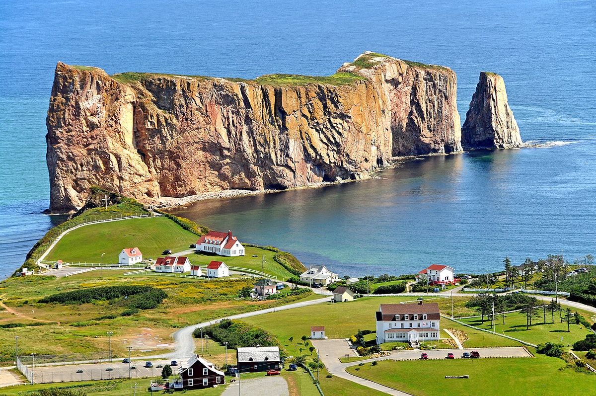 Percé (2006 Population 3,419) is a small village near the tip of the Gaspé Peninsula in Québec. It has a long history of being an important 
