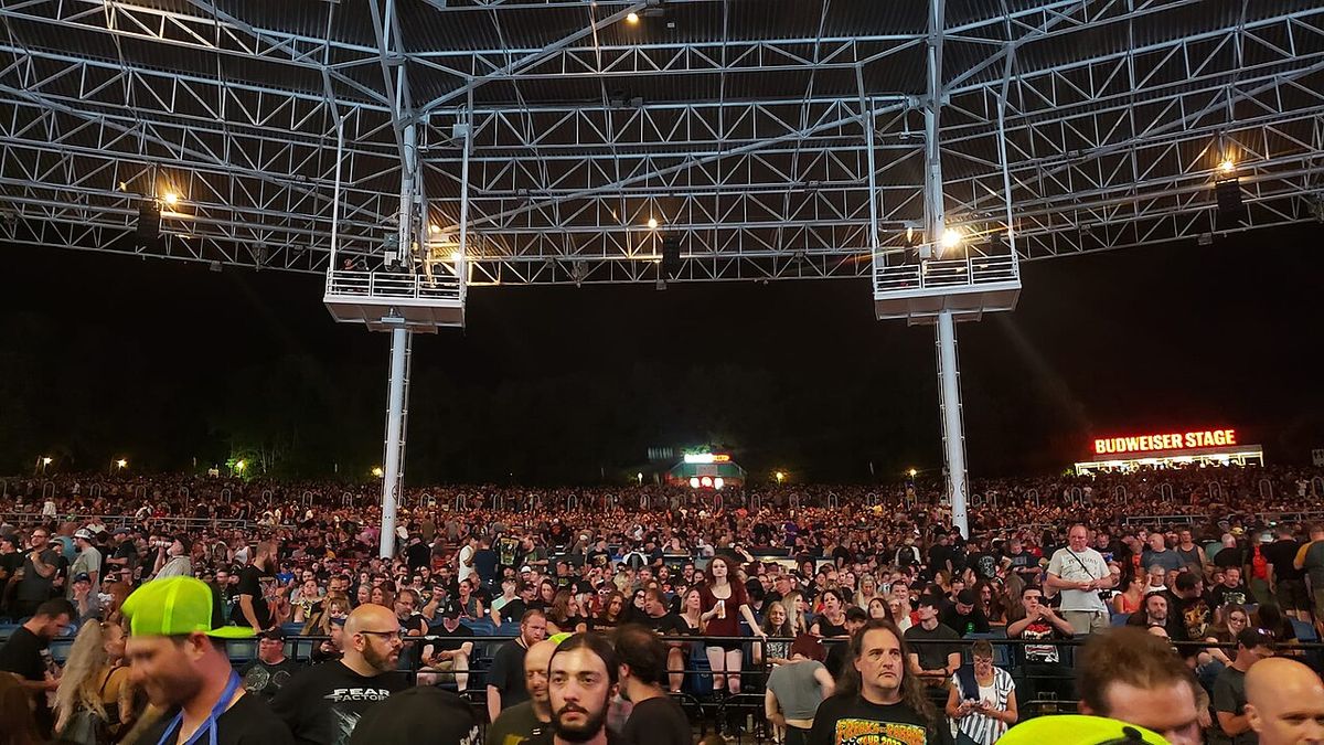 view of audience from stage