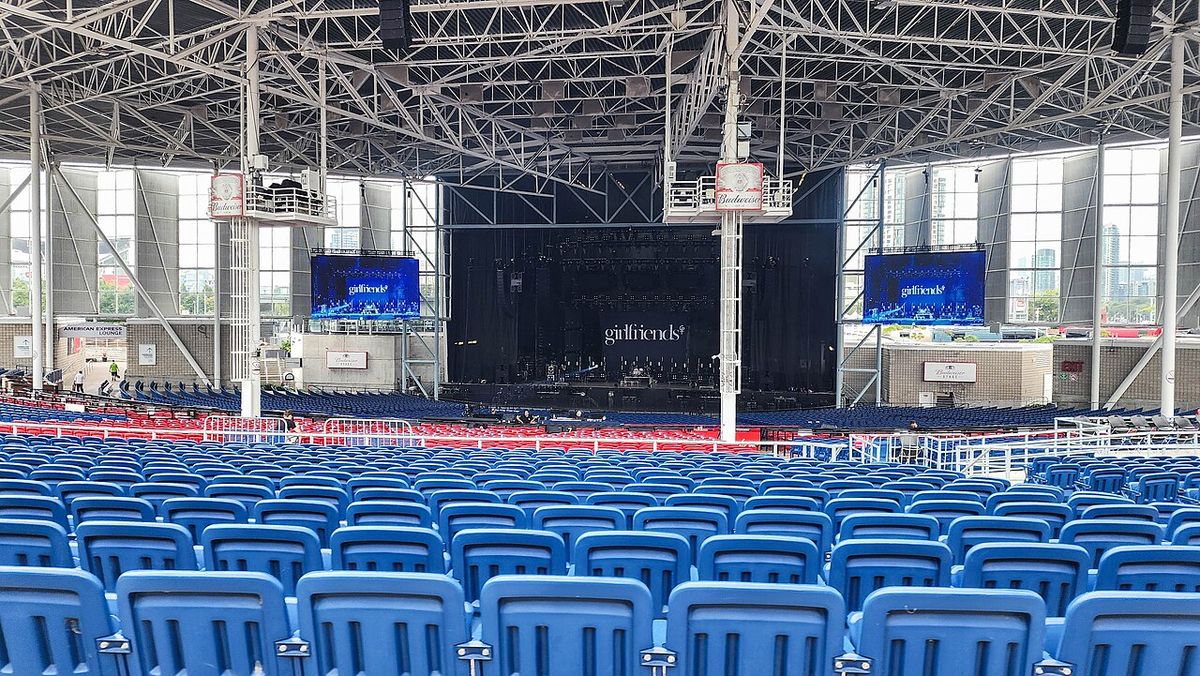 Interior of Budweiser stage, 2024-08-16