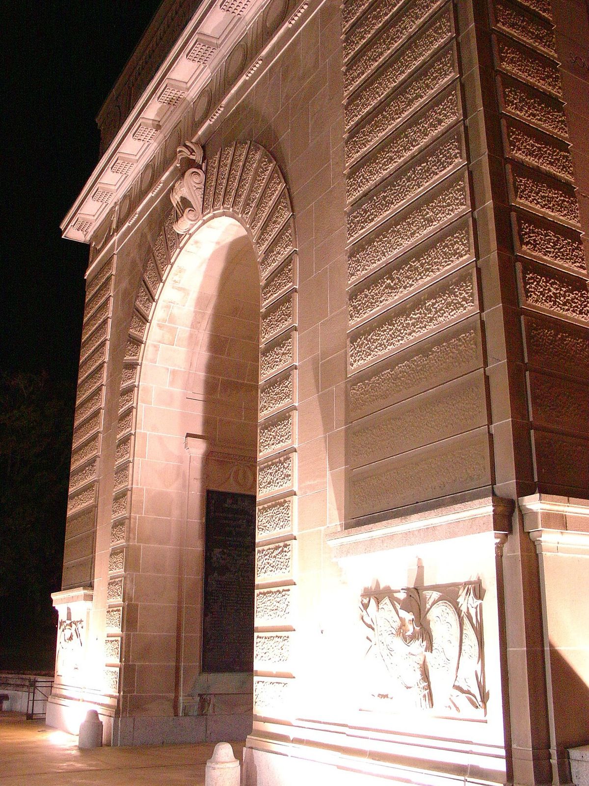 Photograph of the Memorial Arch at the Royal Military College of Canada