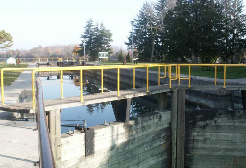 Lock 1 "Trenton" on the Trent–Severn Waterway at the community of Trenton, Ontario