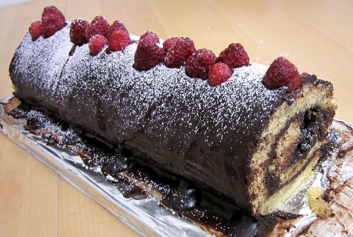 Bûche de Noël facile
